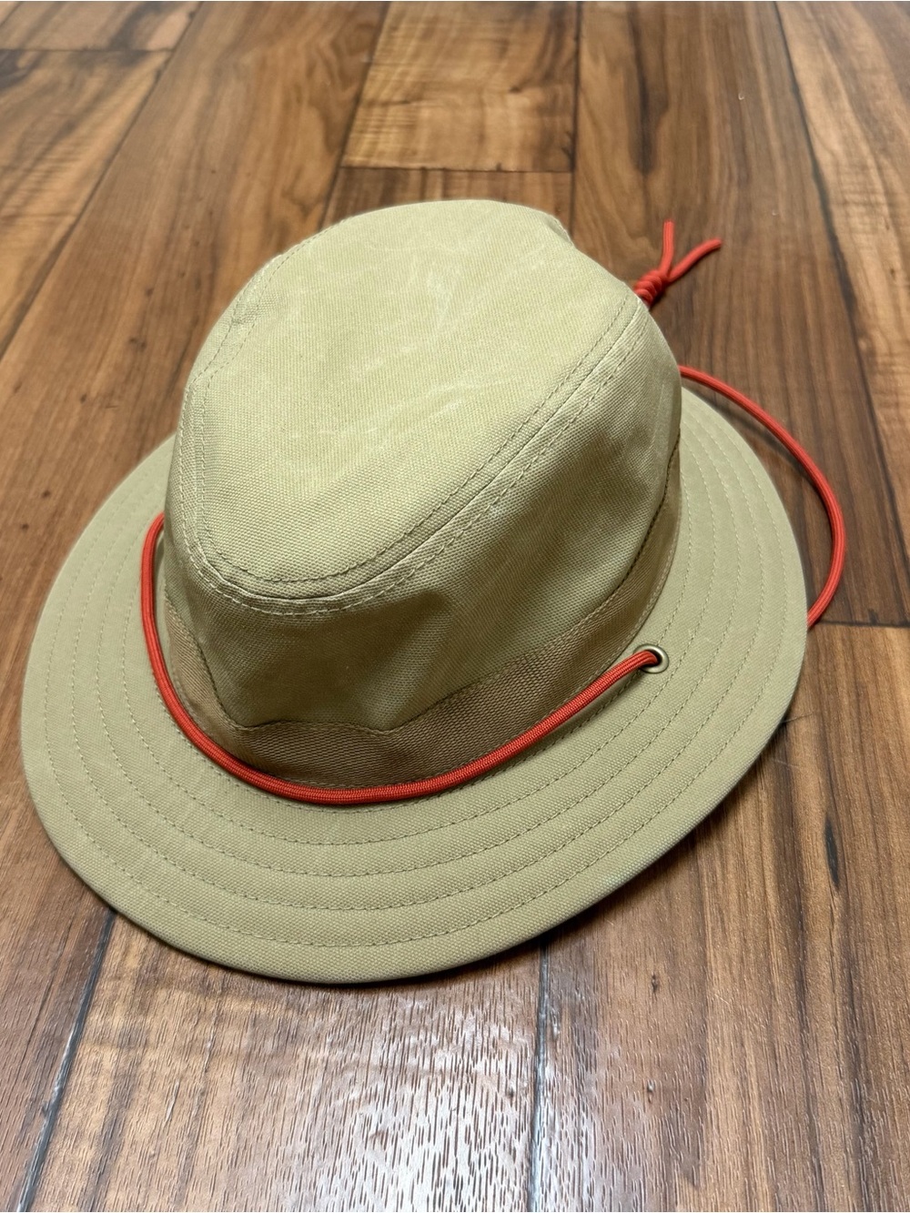 REI Co-op Hat Cap Bucket Brown S/M Sun Hiking Performance Outdoors Chin Strap